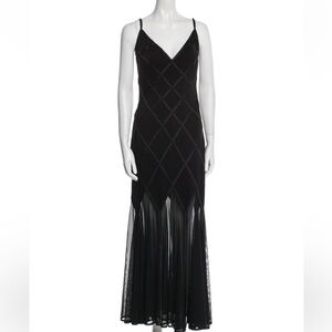 T by Tadashi Mesh Accent Gown